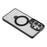 JAUCASE For Samsung Galaxy S26 Ultra Case with Rotating Kickstand TPU + PC Clear Phone Back Cover - Transparent Black - 7