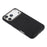 JAUCASE for iPhone 17 Pro Magnetic Case Glitter Caviar Craft Finish Shockproof TPU PC Cover - Black - 5