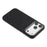 JAUCASE for iPhone 17 Pro Magnetic Case Glitter Caviar Craft Finish Shockproof TPU PC Cover - Black - 6