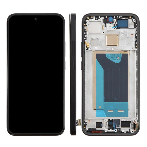 For Xiaomi 15T 25069PTEBG OEM Grade S AMOLED Screen and Digitizer Assembly + Frame (Without Logo) - Black - 1