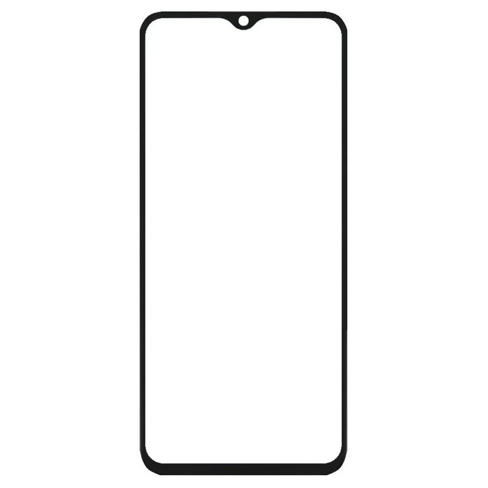 For Honor X5 Plus Front Screen Glass Lens + OCA Adhesive Part (without Logo) - 1