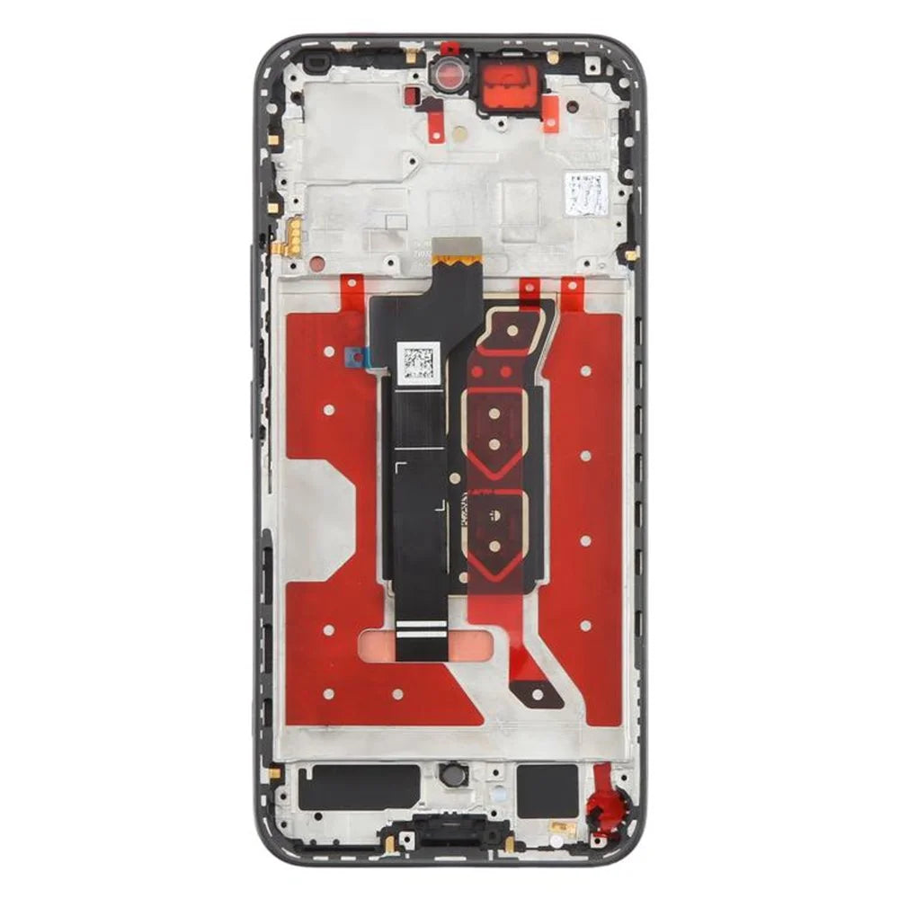 For Honor 400 5G (Global) DNY-NX9 Grade S AMOLED Screen and Digitizer Assembly + Frame (without Logo) - Black - 3