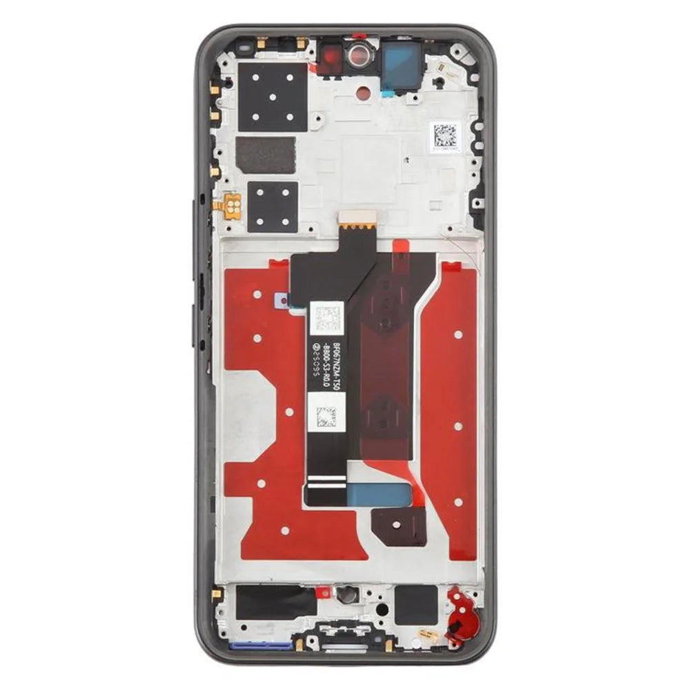 For Honor 400 Pro 5G (Global) DNP-NX9 OEM Grade S AMOLED Screen and Digitizer Assembly + Frame (without Logo) - Black - 3