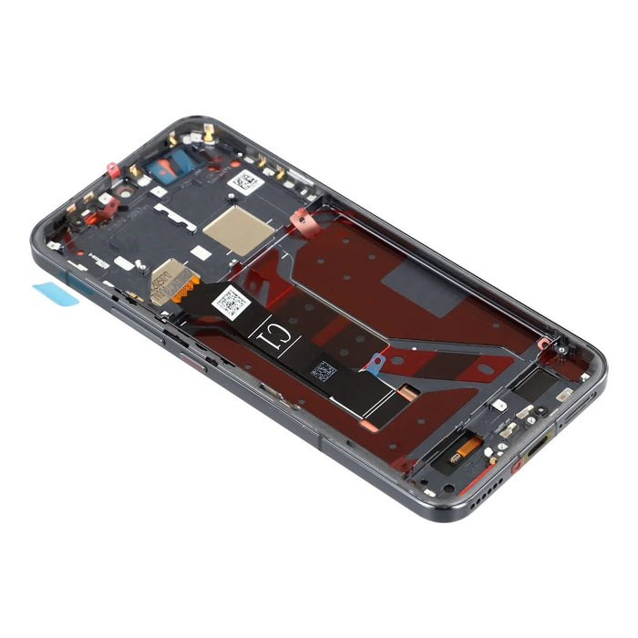 For Honor Magic7 5G PTP-AN00 OEM Grade S OLED Screen and Digitizer Assembly + Frame (Without Logo) - Black - 4