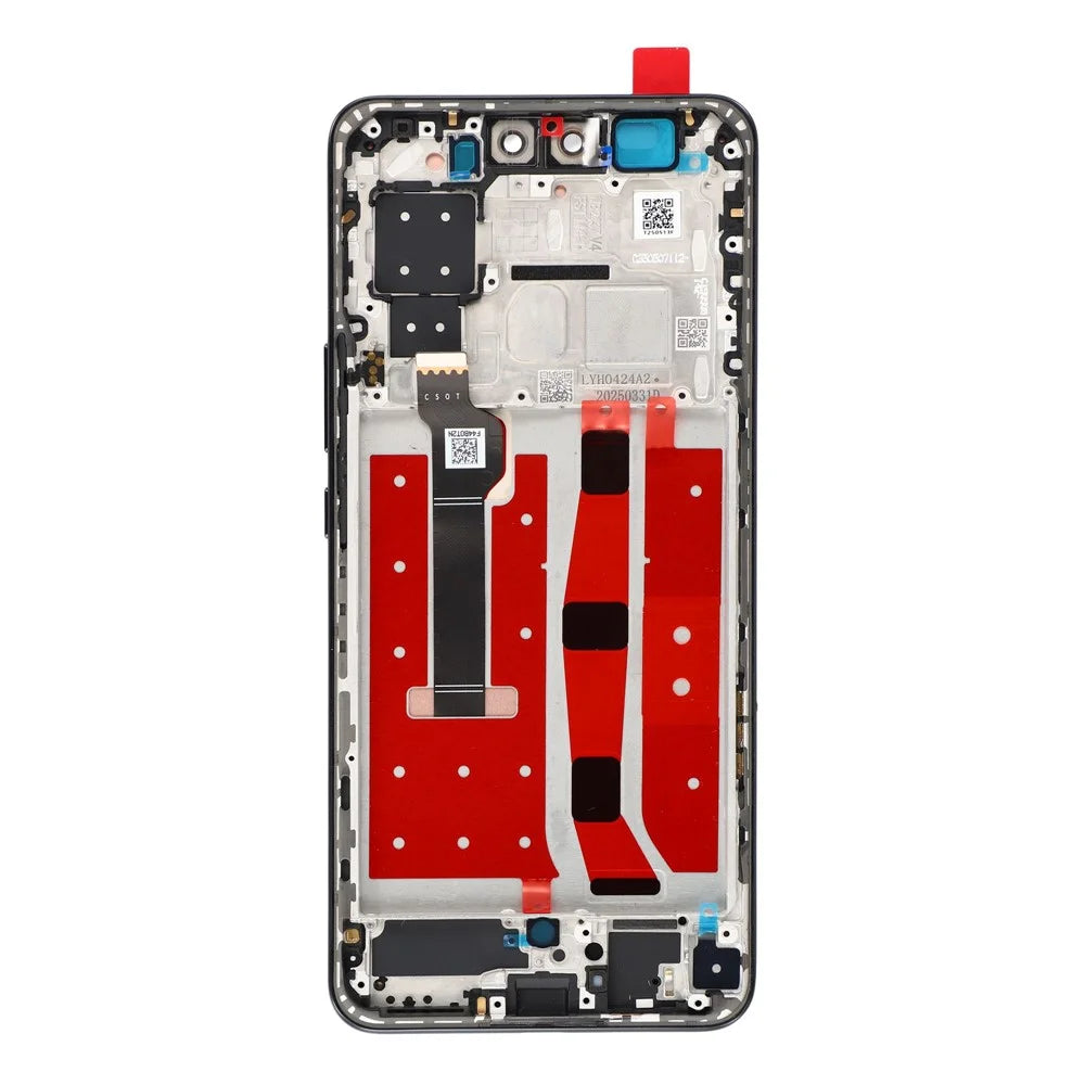 For Huawei nova 13 Pro 5G MIS-AL00 OEM Grade S OLED Screen and Digitizer Assembly + Frame (Without Logo) - Black - 3