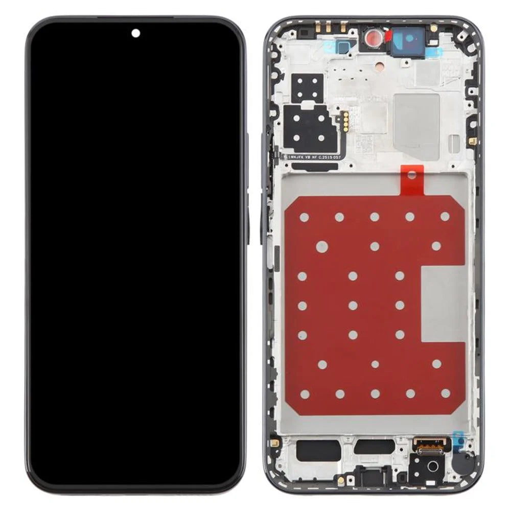 For Huawei nova 14 5G TLR-AL00 OEM Grade S OLED Screen and Digitizer Assembly + Frame (Without Logo) - Black - 1