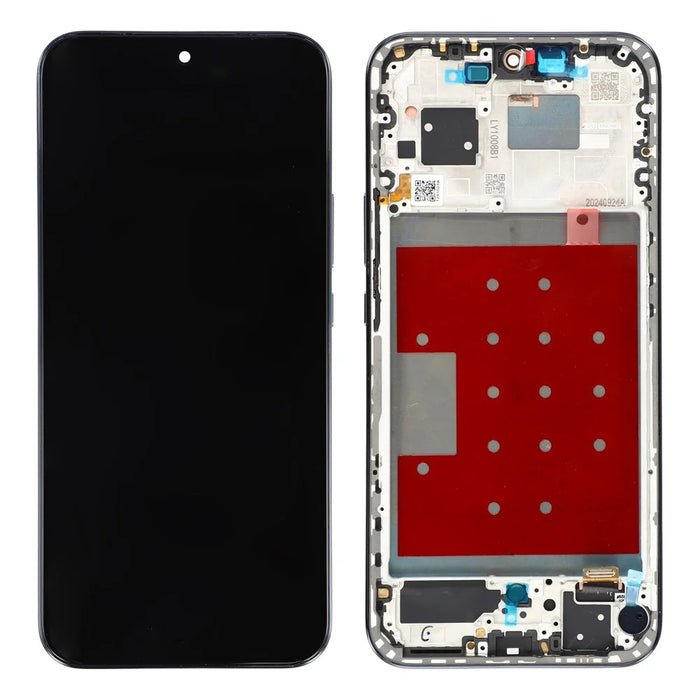 For Huawei nova 13 5G BLK-AL80 BLK-LX9 OEM Grade S OLED Screen and Digitizer Assembly + Frame (Without Logo) - Black - 1