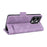 For Realme P4 Power 5G Case Leather Wallet Flip Phone Cover with Hardware Decor - Purple - 5