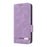 For Realme P4 Power 5G Case Leather Wallet Flip Phone Cover with Hardware Decor - Purple - 6