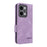 For Realme P4 Power 5G Case Leather Wallet Flip Phone Cover with Hardware Decor - Purple - 7