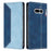 For Nothing Phone (4a) Leather Case Skin Touch Color Splicing RFID Blocking Wallet Stand Phone Cover - Dark Blue / Blue - 1