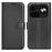 AMORUS For Nothing Phone (4a) Pro Wallet Case Litchi Texture Shockproof Leather Flip Stand Phone Cover - Black - 1