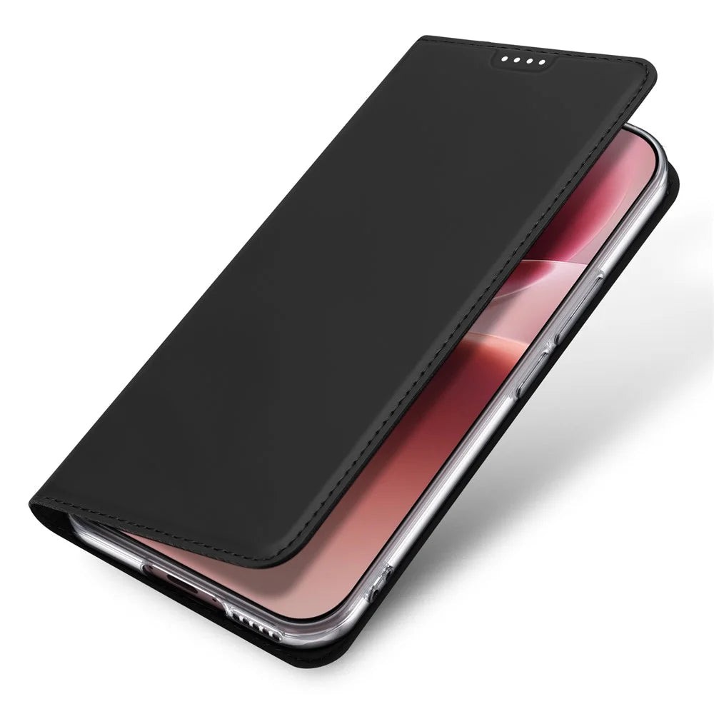 Dux Ducis for vivo V70 Elite 5G / vivo S50 5G / vivo V70 5G Case DUX DUCIS Skin Pro Series Leather Stand Cover Card Holder - Black - 5