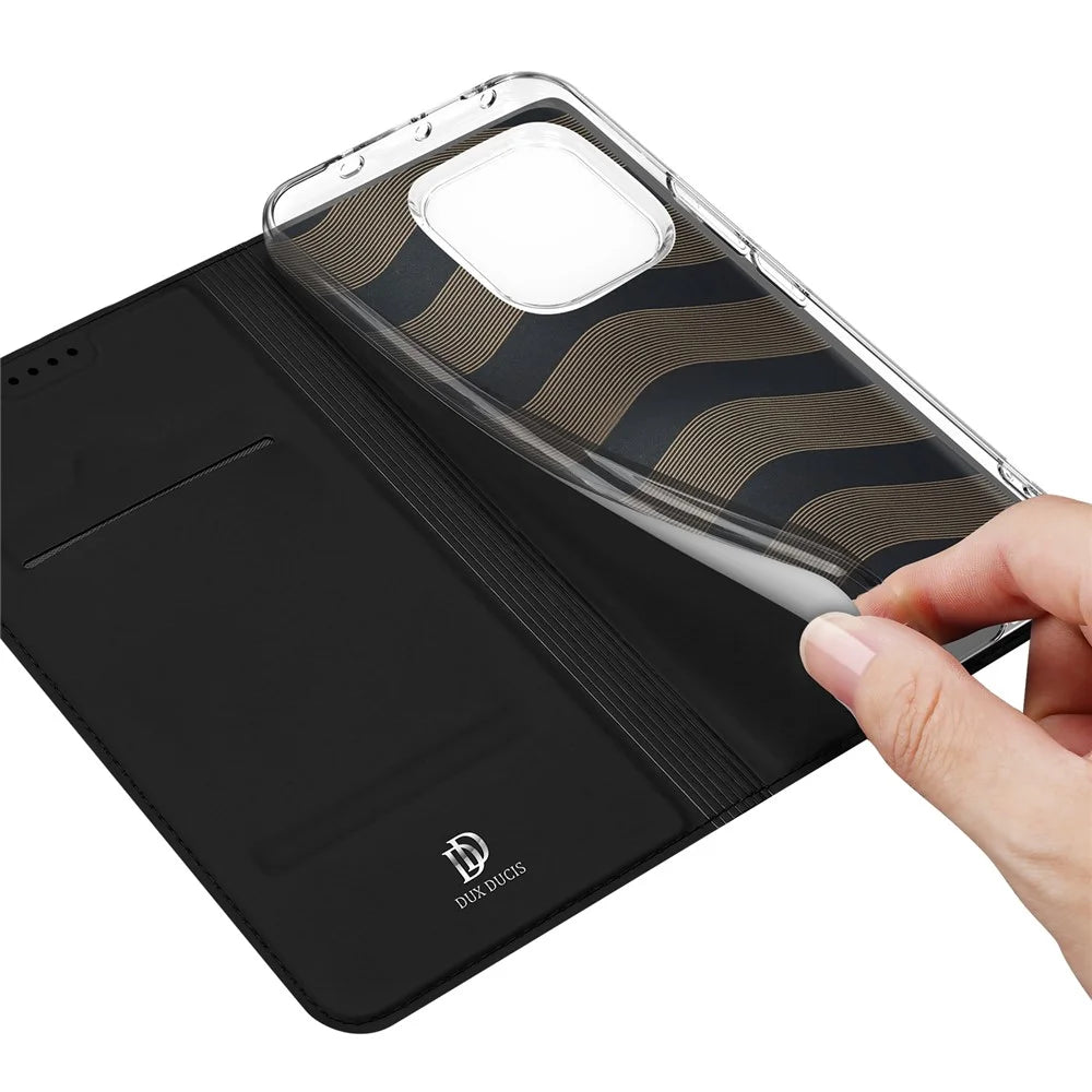 Dux Ducis for vivo V70 Elite 5G / vivo S50 5G / vivo V70 5G Case DUX DUCIS Skin Pro Series Leather Stand Cover Card Holder - Black - 7