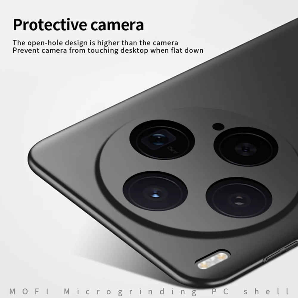 Mofi for vivo X300 5G Phone Case MOFI Shield Matte Series Ultra Slim PC Protective Cover - Black - 2