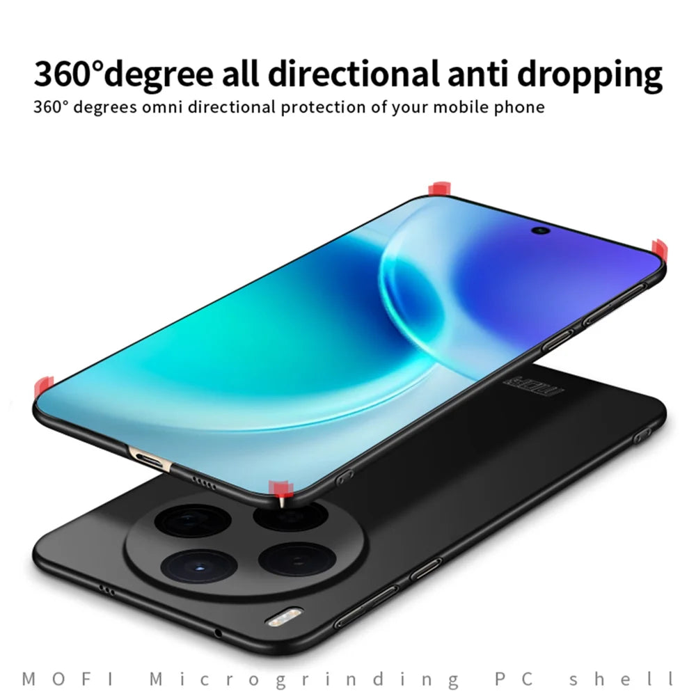 Mofi for vivo X300 5G Phone Case MOFI Shield Matte Series Ultra Slim PC Protective Cover - Black - 4