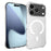WANLONFENG for iPhone 17 Pro  WL1 Series 2.0mm Magnetic Case Clear TPU Phone Back Cover with 2Pcs Screen Films - Transparent - 2
