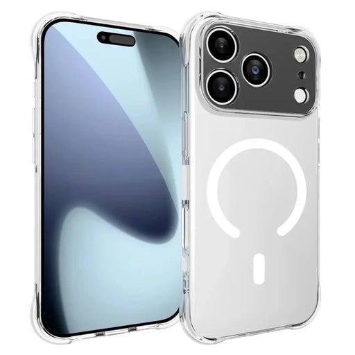 WANLONFENG for iPhone 17 Pro Max  WL1 Series 2.0mm Magnetic Case Clear TPU Phone Back Cover with 2Pcs Screen Films - Transparent - 2