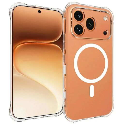 WANLONFENG for Honor 600 Pro 5G  WL1 Series 2.0mm Magnetic Case Clear TPU Phone Back Cover with 2Pcs Screen Films - Transparent - 2
