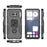 WANLONFENG for Nothing Phone (4a) Phone Case  PC TPU Back Cover Kickstand with Tempered Glass - Black - 3