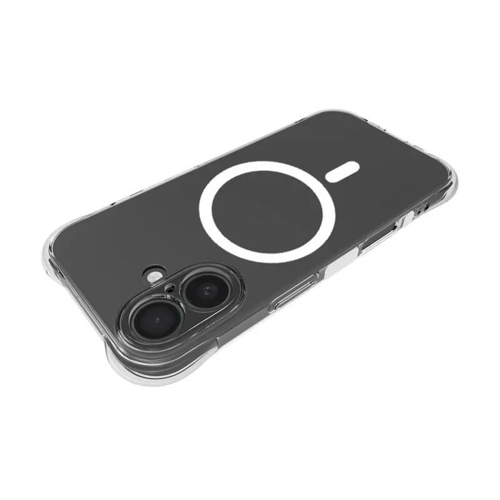 WANLONFENG for iPhone 17  WL2 Series 2.0mm Magnetic Case Clear TPU Phone Back Cover with Screen Films - Transparent - 3