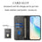 For Nothing Phone (4a) Pro Wallet Cases Retro Texture RFID Blocking Leather Phone Cover - Black - 6