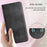 For Nothing Phone (4a) Pro Wallet Cases Retro Texture RFID Blocking Leather Phone Cover - Black - 7
