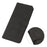 KHAZNEH For Samsung Galaxy A54 5G Textured PU Leather Wallet Phone Case Secure Magnetic Closure Stand Function Flip Cover - Black - 5