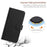 For Google Pixel 11 Pro XL Case Wallet Stand Litchi Texture Genuine Cow Leather Flip Phone Cover - Black - 4