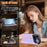 For Nothing Phone (4a) Pro Wallet Case RFID Blocking Butterfly Imprinted Magnetic Flip Leather Cover - Light Purple - 3