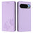 For Google Pixel 11 Pro XL Wallet Case RFID Blocking Butterfly Imprinted Magnetic Flip Leather Cover - Light Purple - 1