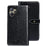 IDEWEI Magnetic Protective Cover for Realme 10 5G / 9i 5G, Drop-proof Crocodile Texture PU Leather Wallet Folio Flip Phone Case with Stand Function - Black - 1