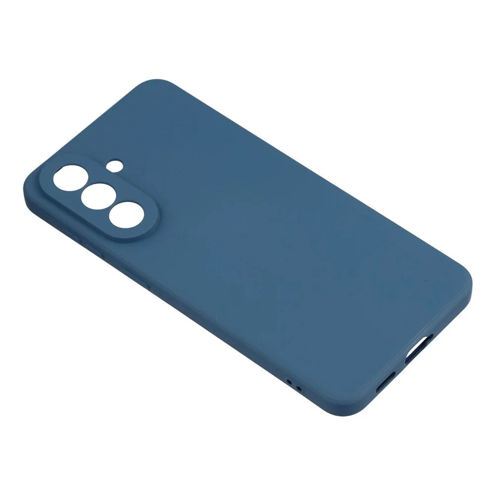 AMORUS For Samsung Galaxy A37 5G Case Precise Cutouts TPU Fiber Lining Shockproof Phone Cover - Sapphire - 3
