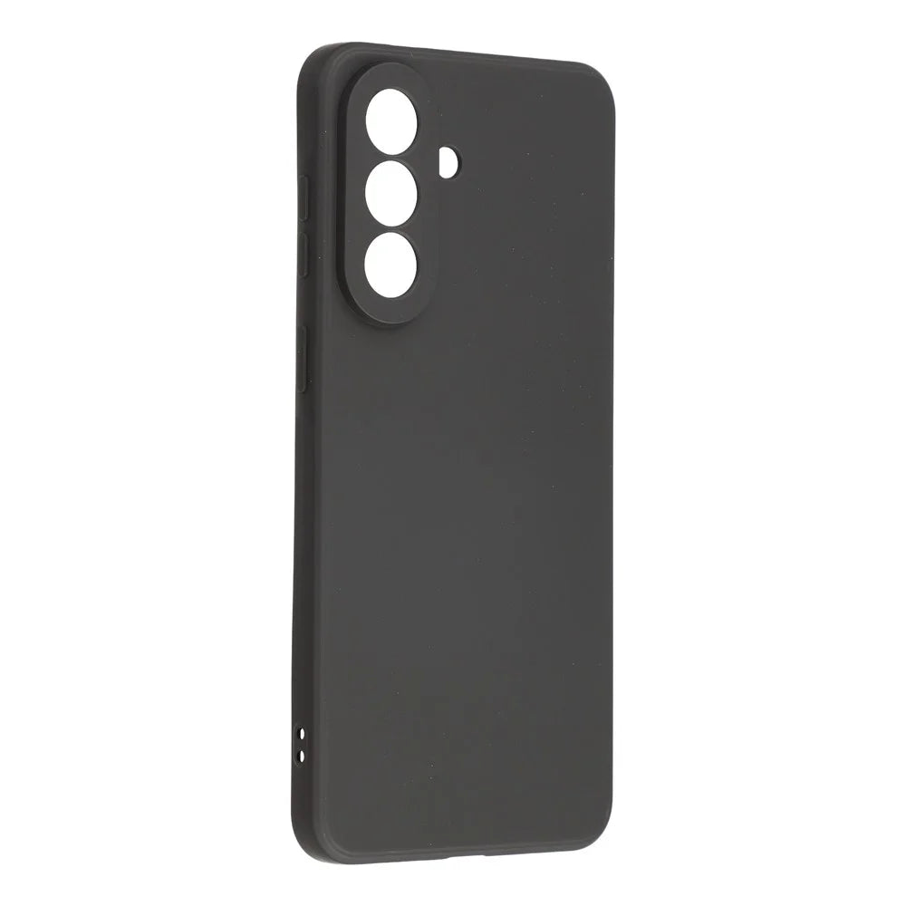 AMORUS For Samsung Galaxy A57 5G Case Precise Cutouts TPU Fiber Lining Shockproof Phone Cover - Black - 2