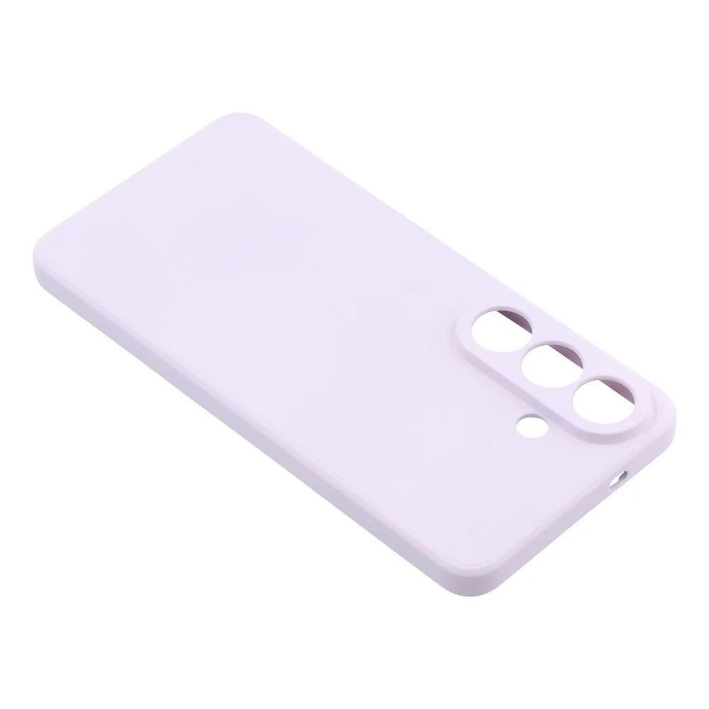 AMORUS For Samsung Galaxy S26 Case Precise Cutouts TPU Fiber Lining Shockproof Phone Cover - Purple - 5