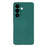 AMORUS For Samsung Galaxy S26+ Case Precise Cutouts TPU Fiber Lining Shockproof Phone Cover - Army Green - 1