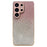 For Samsung Galaxy S26 Ultra Case Rhinestone Camera Frame Gradient Glitter PC+TPU Phone Cover with Electroplated Frame - Gradient Pink - 1