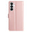 For Samsung Galaxy A27 5G Wallet Case Leather Folio Phone Cover Magnetic Clasp - Rose Gold - 2