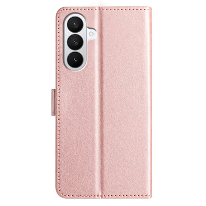 For Samsung Galaxy A27 5G Wallet Case Leather Folio Phone Cover Magnetic Clasp - Rose Gold - 2