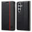 LC.IMEEKE For Samsung Galaxy A27 5G Wallet Case Carbon Fiber Texture Leather Phone Cover - Vertical Stripe - 1