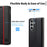 LC.IMEEKE For Samsung Galaxy A27 5G Wallet Case Carbon Fiber Texture Leather Phone Cover - Vertical Stripe - 5