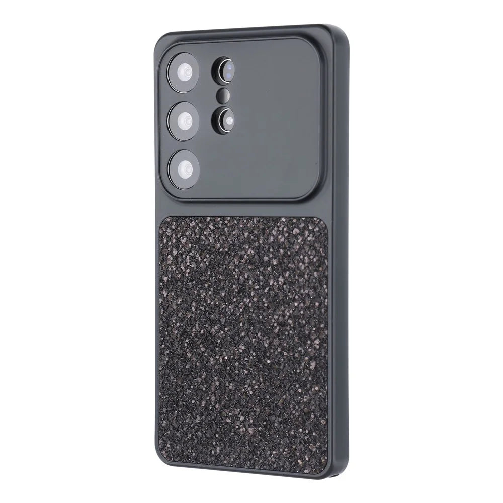 For Samsung Galaxy S26 Ultra Case Diamond Glitter TPU Shockproof Cover - Black - 3