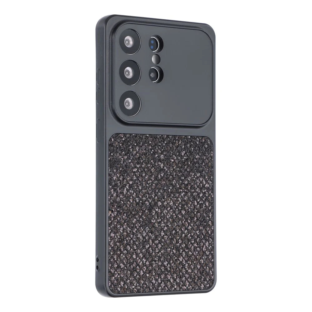 For Samsung Galaxy S26 Ultra Case Diamond Glitter TPU Shockproof Cover - Black - 4