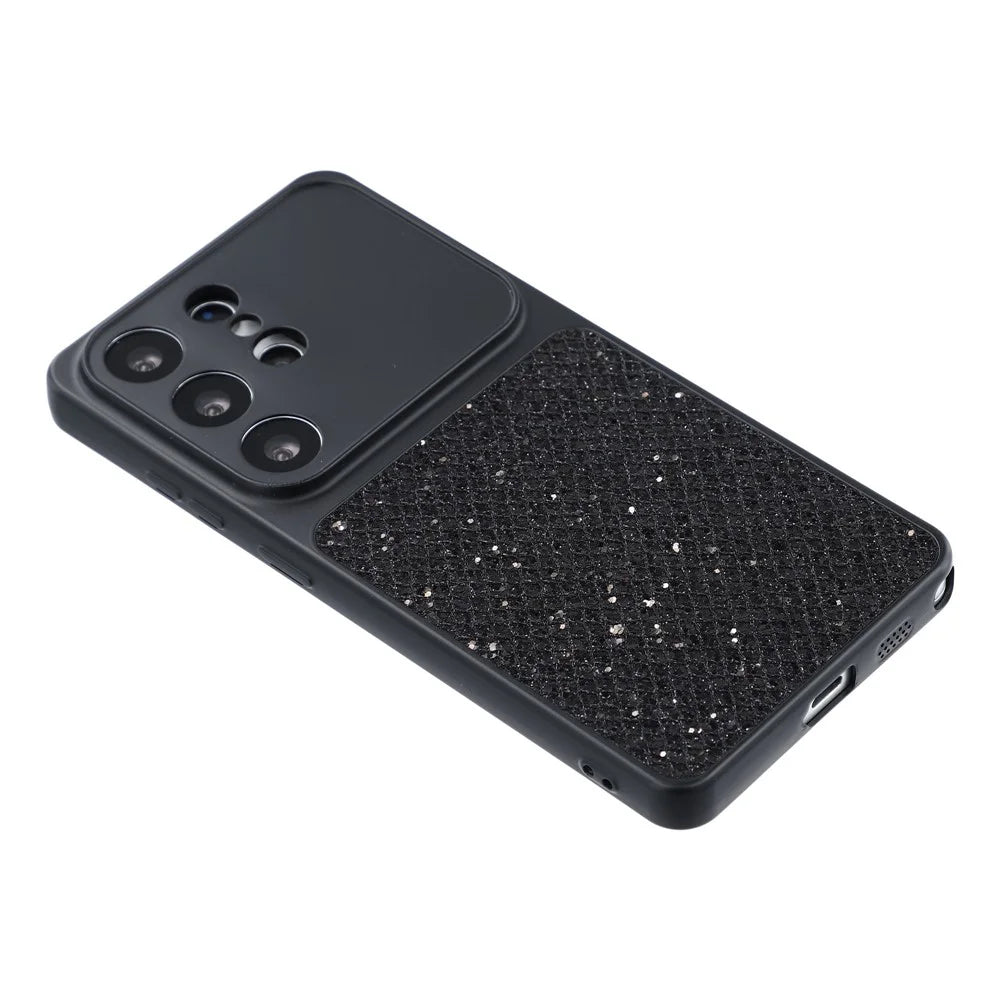 For Samsung Galaxy S26 Ultra Case Diamond Glitter TPU Shockproof Cover - Black - 5