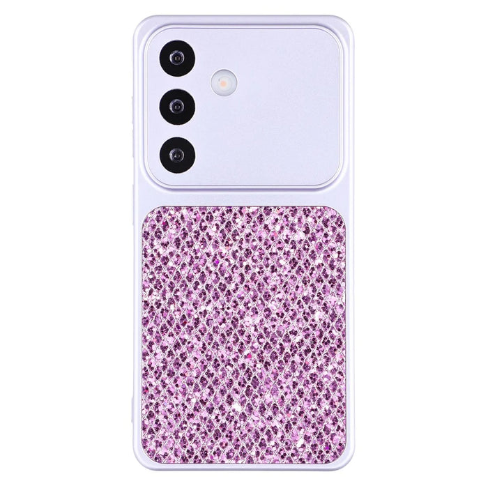 For Samsung Galaxy S26+ Case Diamond Glitter TPU Shockproof Cover - Purple - 1