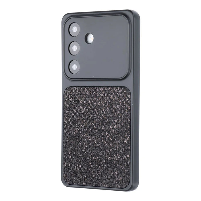 For Samsung Galaxy S25 Case Diamond Glitter TPU Shockproof Cover - Black - 3