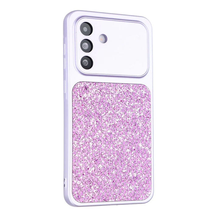 Case For Samsung Galaxy A16 5G  /  4G Diamond Glitter TPU Shockproof Cover - Purple - 4