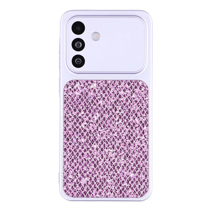 For Samsung Galaxy A26 5G Case Diamond Glitter TPU Shockproof Cover - Purple - 1