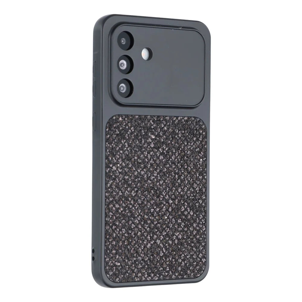 For Samsung Galaxy A36 5G Case Diamond Glitter TPU Shockproof Cover - Black - 3