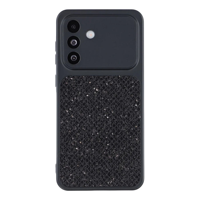 For Samsung Galaxy A56 5G Case Diamond Glitter TPU Shockproof Cover - Black - 1